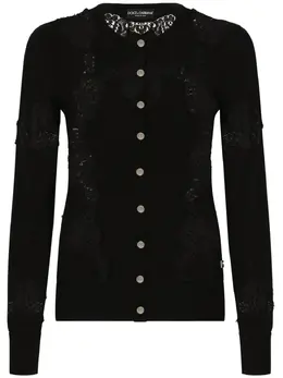 Dolce & Gabbana: Кружевное кардиган 