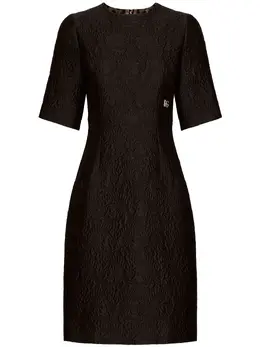 Dolce & Gabbana: Платье с растительным принтом 