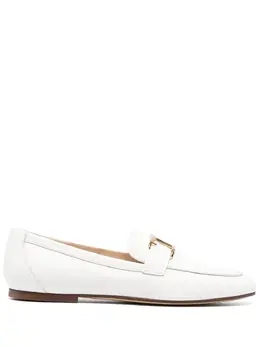 Tod's: Белые лоферы  T