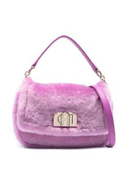 Furla: Фиолетовая сумка 