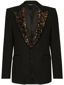 Dolce & Gabbana: Пиджаки с леопардовым принтом 