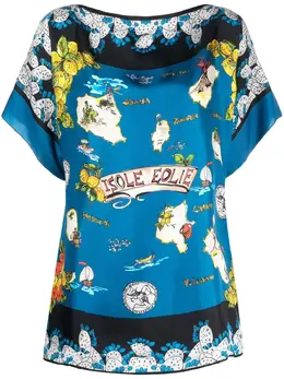 Dolce & Gabbana Pre-Owned: Шёлковая блуза 