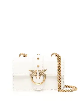 PINKO: Белая сумка через плечо  Love Mini