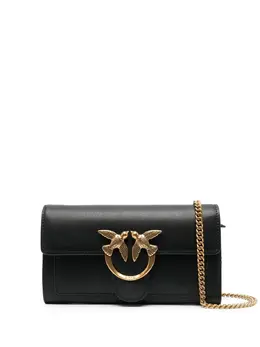 PINKO: Чёрная сумка через плечо  Love Mini Icon