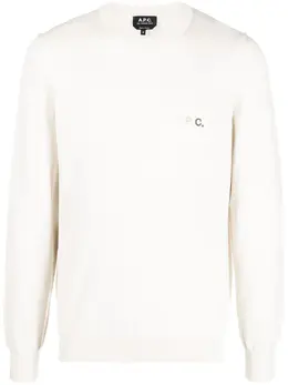 A.P.C.: Белый свитер 