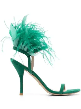 Stuart Weitzman: Зелёные сандалии 