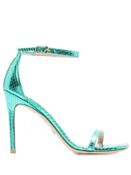 Stuart Weitzman: Зелёные сандалии 