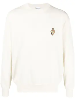 Marcelo Burlon County of Milan: Белый свитер 