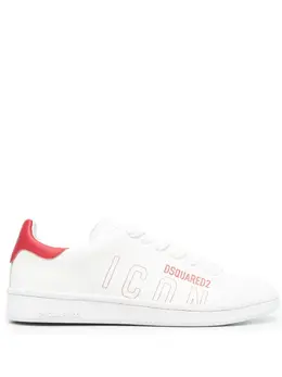 Dsquared2: Белые кроссовки  Maple Leaf