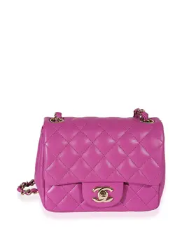 Chanel Pre-Owned: Фиолетовая сумка 