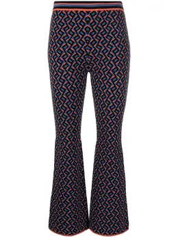 DVF Diane von Furstenberg: Жаккардовые брюки 