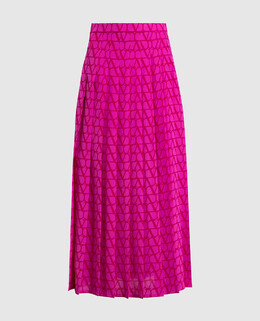Valentino: Розовая юбка 