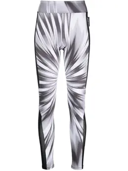 Plein Sport: Белые легинсы 
