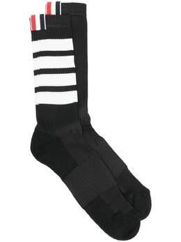 Thom Browne: Чёрные носки  4-Bar