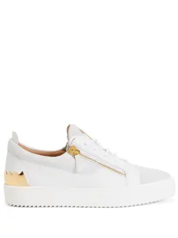 Giuseppe Zanotti: Белые кроссовки  Frankie