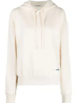 Jil Sander: Бежевая толстовка  Drawstring