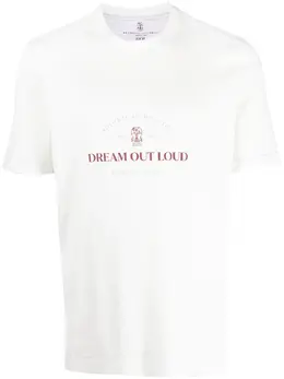 Brunello Cucinelli: Белая футболка 