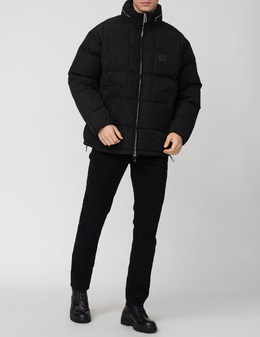 EMPORIO ARMANI: Чёрный пуховик 