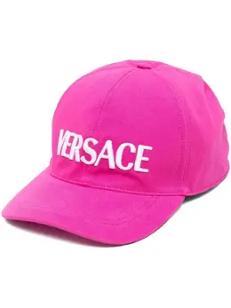 Versace: Кепка с принтом 