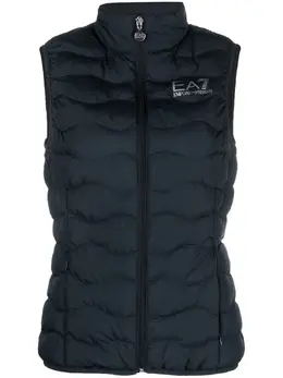 Ea7 Emporio Armani: Синий жилет 