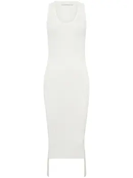 Dion Lee: Белое платье  Utility