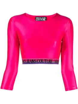Versace Jeans Couture: Топ кроп-топ 