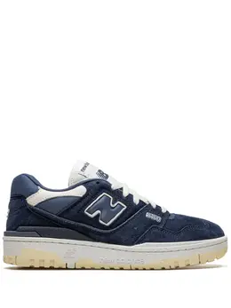 New Balance: Синие кроссовки  550