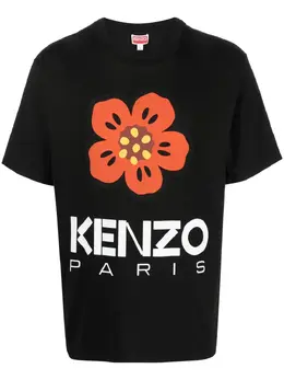 Kenzo: Футболка с принтом 