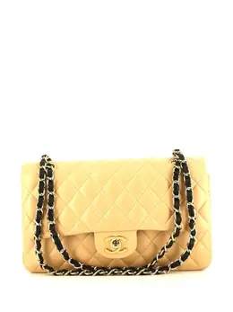 Chanel Pre-Owned: Бежевая сумка 