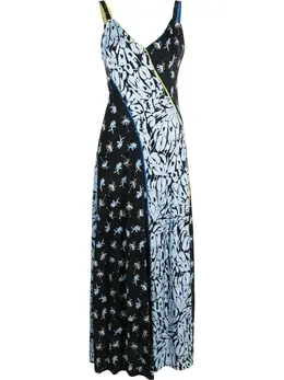 DVF Diane von Furstenberg: Платье с растительным принтом 