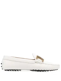 Tod's: Белые лоферы 