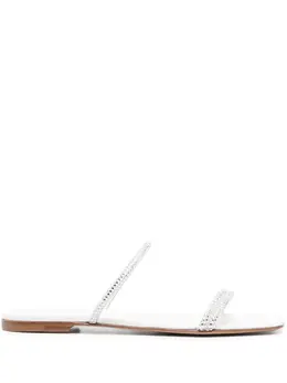 Gianvito Rossi: Белые мокасины 