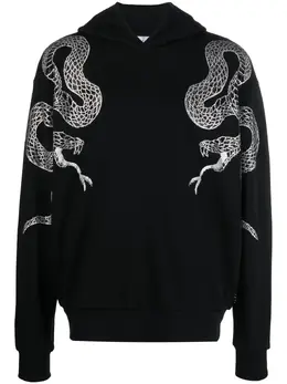 Philipp Plein: Толстовка  Snake со змеиным принтом