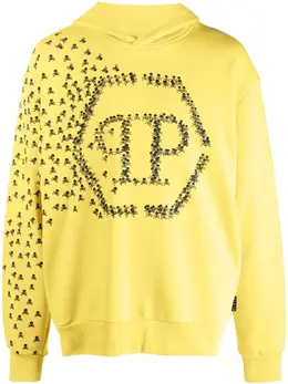 Philipp Plein: Хлопковая толстовка  Skull