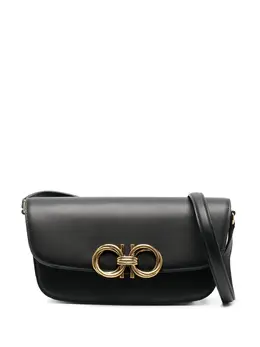 Ferragamo: Чёрная сумка через плечо 