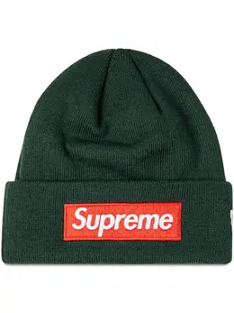 Supreme: Зелёная шапка  Box Logo