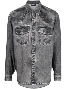 Diesel: Рубашка с длинным рукавом 