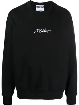 Moschino: Свитшот с принтом 