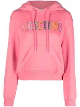Moschino: Розовая толстовка 