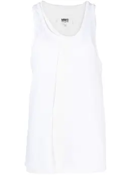 MM6 Maison Margiela: Белая майка 