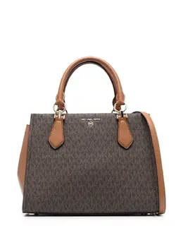 Michael Michael Kors: Коричневая сумка-шоппер 