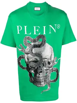 Philipp Plein: Футболка  Snake со змеиным принтом