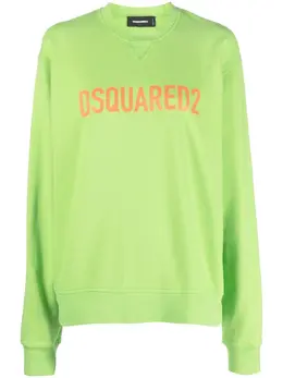 Dsquared2: Зелёный свитшот 