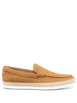 Tod's: Коричневые мокасины 