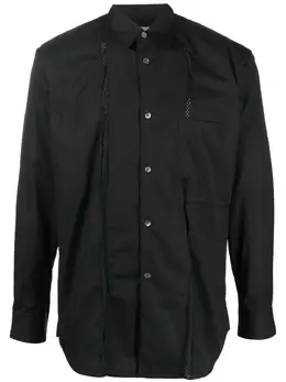 Comme Des Garçons Shirt: Рубашка в сетку 