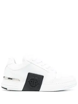 Philipp Plein: Белые кроссовки  Super