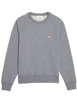 Maison Kitsuné: Хлопковый свитшот 