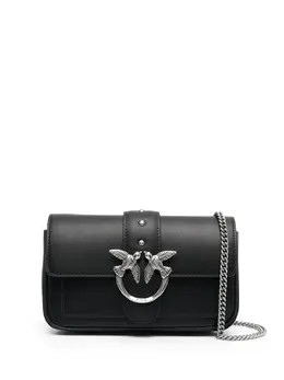 PINKO: Чёрная сумка через плечо  Love Mini Icon