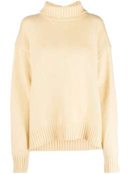 Jil Sander: Светлый свитер 