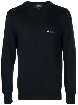A.P.C.: Синий свитер 
